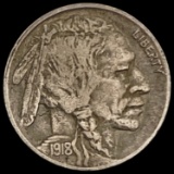 1918-D Buffalo Nickel NEARLY UNCIRCULATED NEARLY UNCIRCULATED