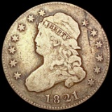 1821 Capped Bust Quarter NICELY CIRCULATED