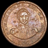 1847 Hapa Haneri Cent NICELY CIRCULATED