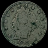 1912-S Liberty Victory Nickel LIGHTLY CIRCULATED