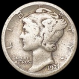 1921-D Mercury Dime LIGHTLY CIRCULATED