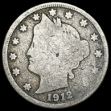 1912-S Liberty Head Nickel NICELY CIRCULATED NICELY CIRCULATED