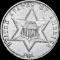 1861 Silver Three-Cent Piece UNCIRCULATED