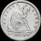 1854 Arrows Seated Liberty Quarter NEARLY UNCIRCULATED