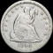 1856-O Silver Seated Liberty Quarter LIGHTLY CIRCULATED