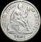 1891-O Silver Dime LIGHTLY CIRCULATED