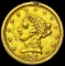 1843 $2.50 Gold Quarter Eagle LIGHTLY CIRCULATED