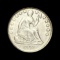 1857 Seated Liberty Half Dime UNCIRCULATED