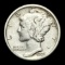 1923-S Mercury Dime CLOSELY UNCIRCULATED