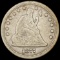 1877-CC Seated Liberty Quarter LIGHTLY CIRCULATED
