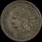 1859 Copper-Nickel Indian Head Cent ABOUT UNCIRCULATED