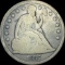 1847 Silver Seated Liberty Dollar NICELY CIRCULATED