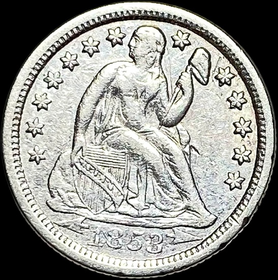 1853-O Seated Liberty Dime NEARLY UNCIRCULATED