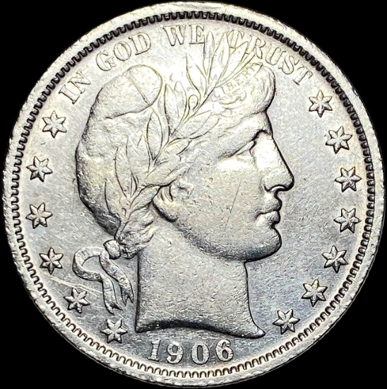 1906 Barber Half Dollar CLOSELY UNCIRCULATED