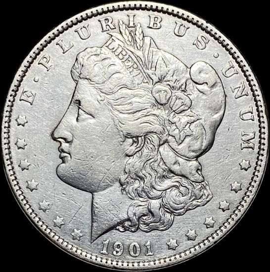1901 Silver Morgan Dollar CLOSELY UNCIRCULATED