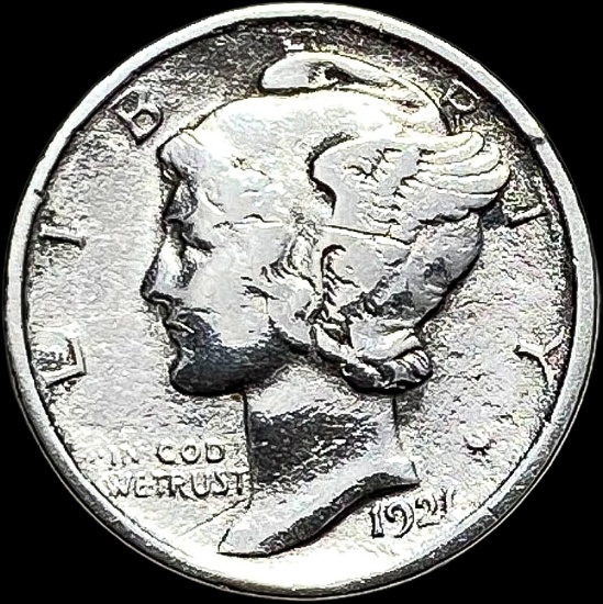 1924-S Silver Mercury Dime LIGHTLY CIRCULATED
