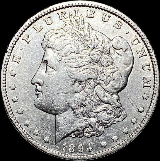 1894-O Silver Morgan Dollar NEARLY UNCIRCULATED