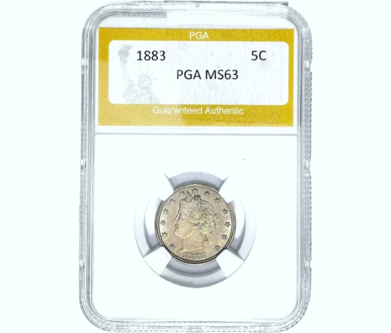1883 Liberty Victory Nickel PGA MS63