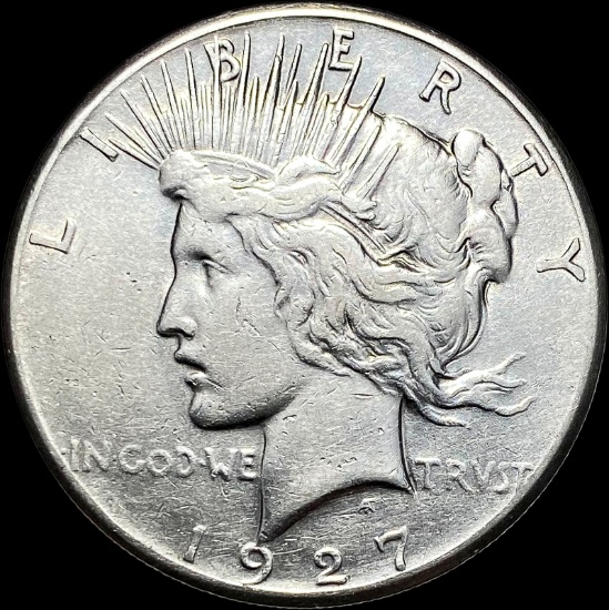 1927 Silver Peace Dollar CLOSELY UNCIRCULATED