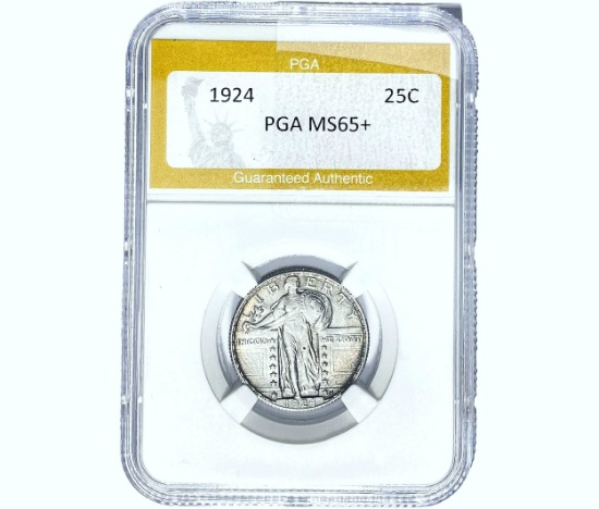 1924 Standing Liberty Quarter PGA MS65+
