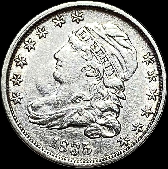 1835 Capped Bust Dime CLOSELY UNCIRCULATED