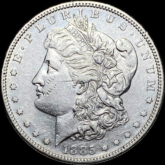 1885-S Silver Morgan Dollar CLOSELY UNCIRCULATED