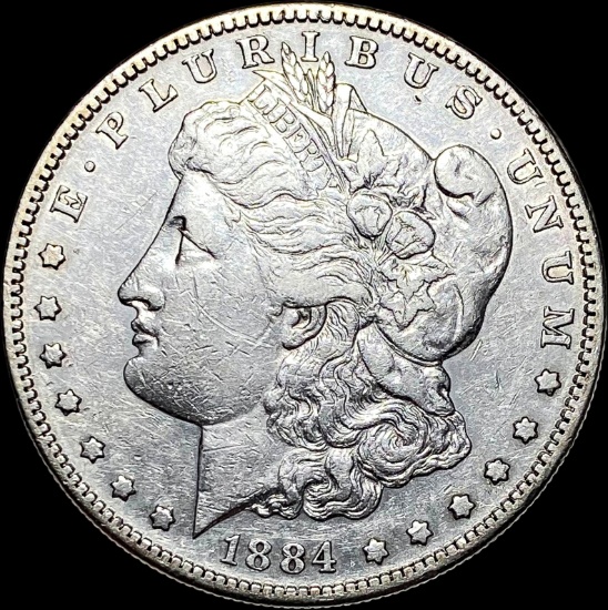 1884-S Silver Morgan Dollar CLOSELY UNCIRCULATED