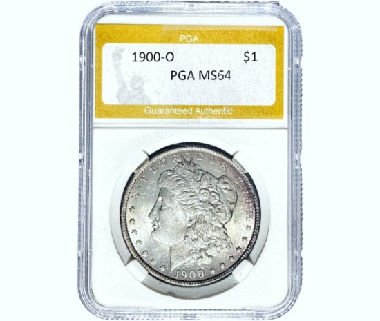 1900-O Morgan Silver Dollar PGA MS64