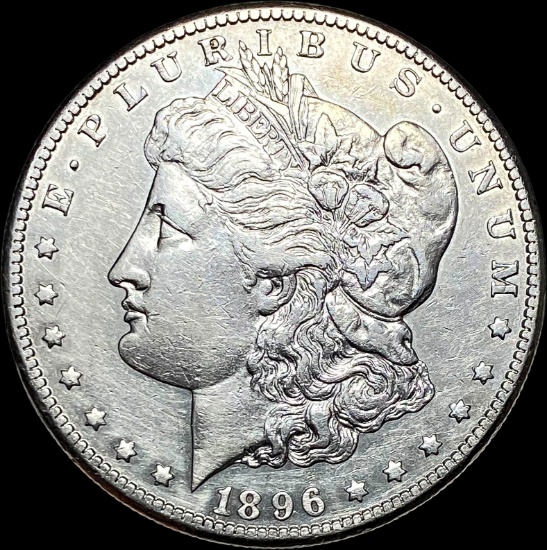 1896-S Silver Morgan Dollar NEARLY UNCIRCULATED