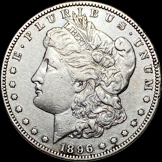 1896-S Silver Morgan Dollar LIGHTLY CIRCULATED