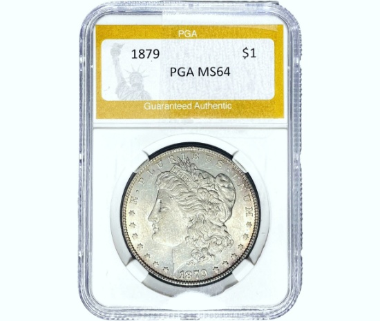 1879 Morgan Silver Dollar PGA MS64