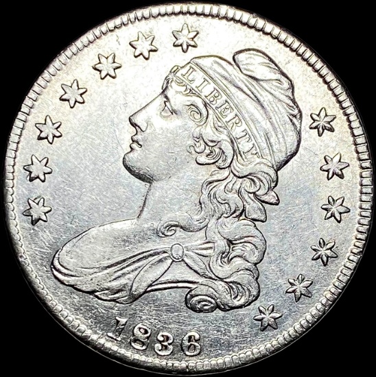 1836 Silver Capped Bust Half Dollar UNCIRCULATED