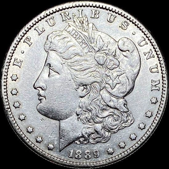 1889-S Silver Morgan Dollar CLOSELY UNCIRCULATED