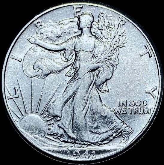 1941 Silver Half Dollar (Walking Liberty) GEM BU