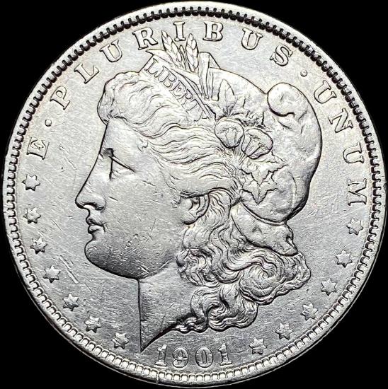 1901-S Silver Morgan Dollar CLOSELY UNCIRCULATED