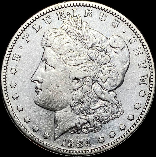 1884-S Silver Morgan Dollar LIGHTLY CIRCULATED