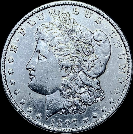 1897-O Silver Morgan Dollar CHOICE AU
