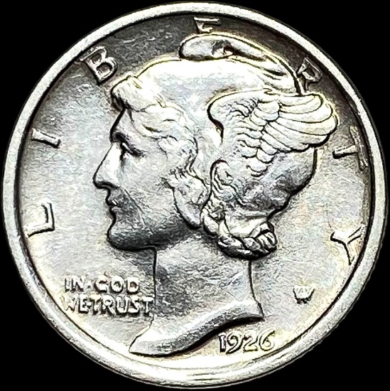 1926 Mercury Dime CLOSELY UNCIRCULATED