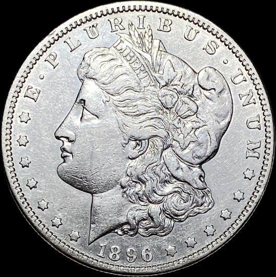 1896-S Silver Morgan Dollar CLOSELY UNCIRCULATED