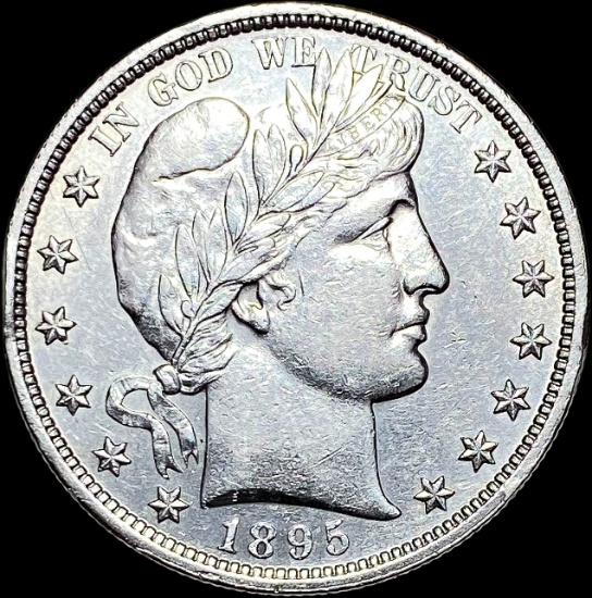 1895 Silver Half Dollar (Barber) UNCIRCULATED