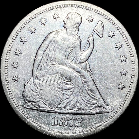 1872 Silver Dollar CLOSELY UNCIRCULATED
