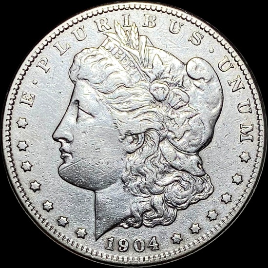 1904-S Silver Morgan Dollar NEARLY UNCIRCULATED