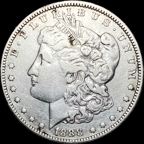 1888-O Silver Morgan Dollar LIGHTLY CIRCULATED