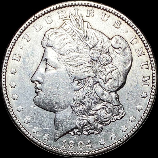 1904 Morgan Silver Dollar CLOSELY UNCIRCULATED