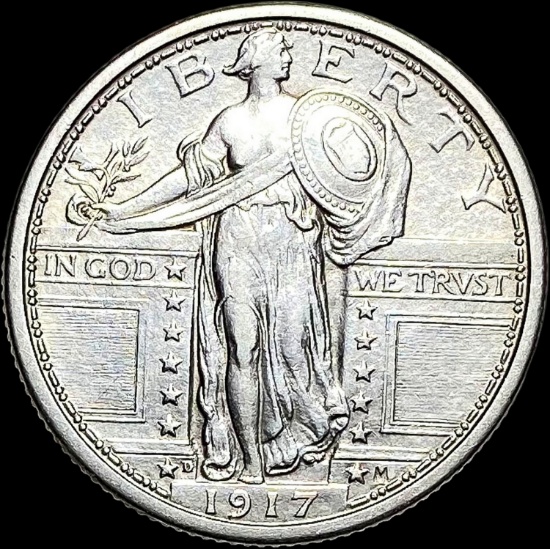 1917 Type 1 Standing Liberty Quarter UNCIRCULATED