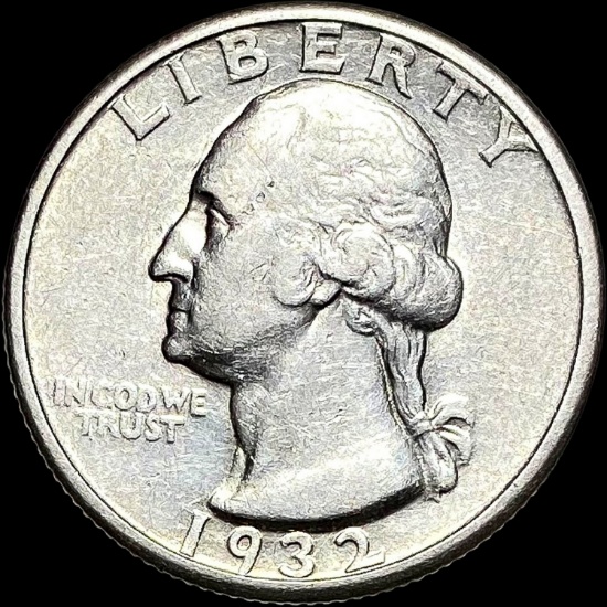 1932-D Silver Washington Quarter CLOSELY UNCIRCULATED