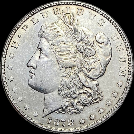 1878 Silver Morgan Dollar CLOSELY UNCIRCULATED