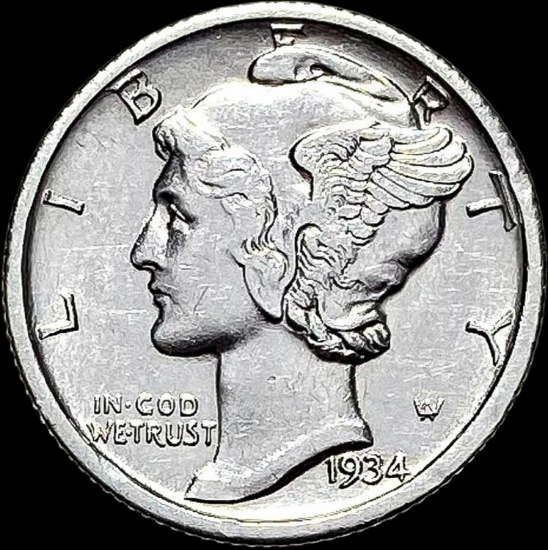 1934 Mercury Dime UNCIRCULATED