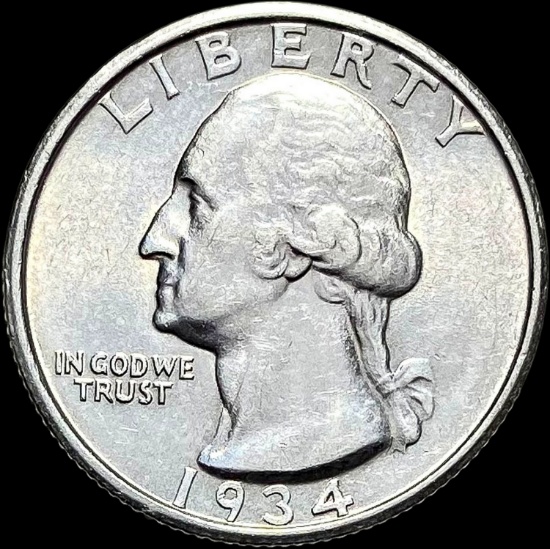 1934-D Silver Washington Quarter UNCIRCULATED