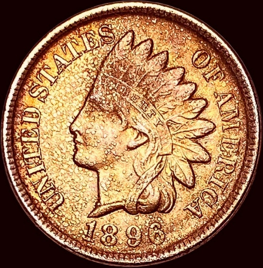 1896 Indian Head Cent NEARLY UNCIRCULATED